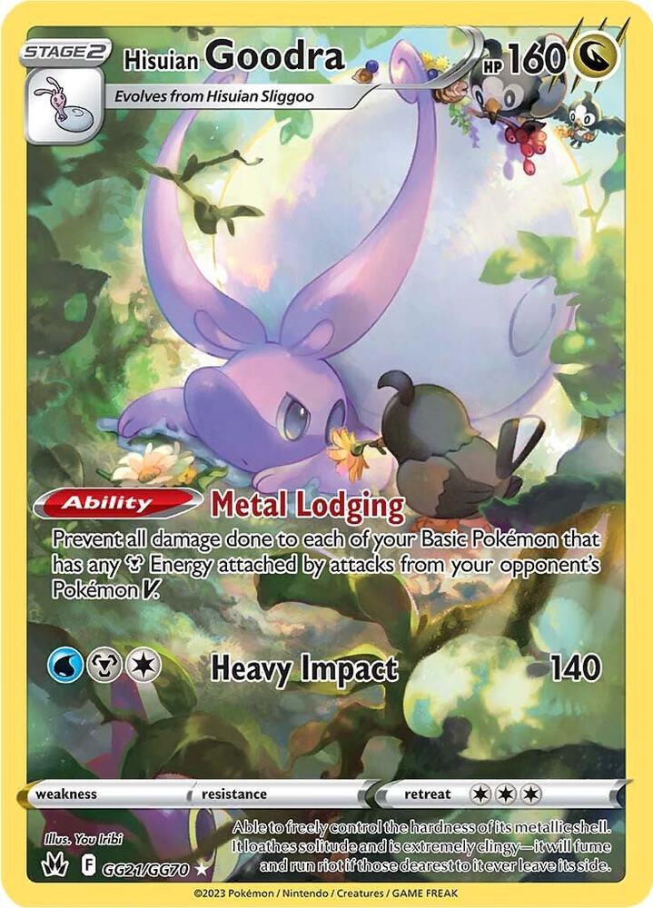 Hisuian Goodra GG21/GG70 (Crown Zenith: Galarian Gallery)  - Holofoil | Good Games North