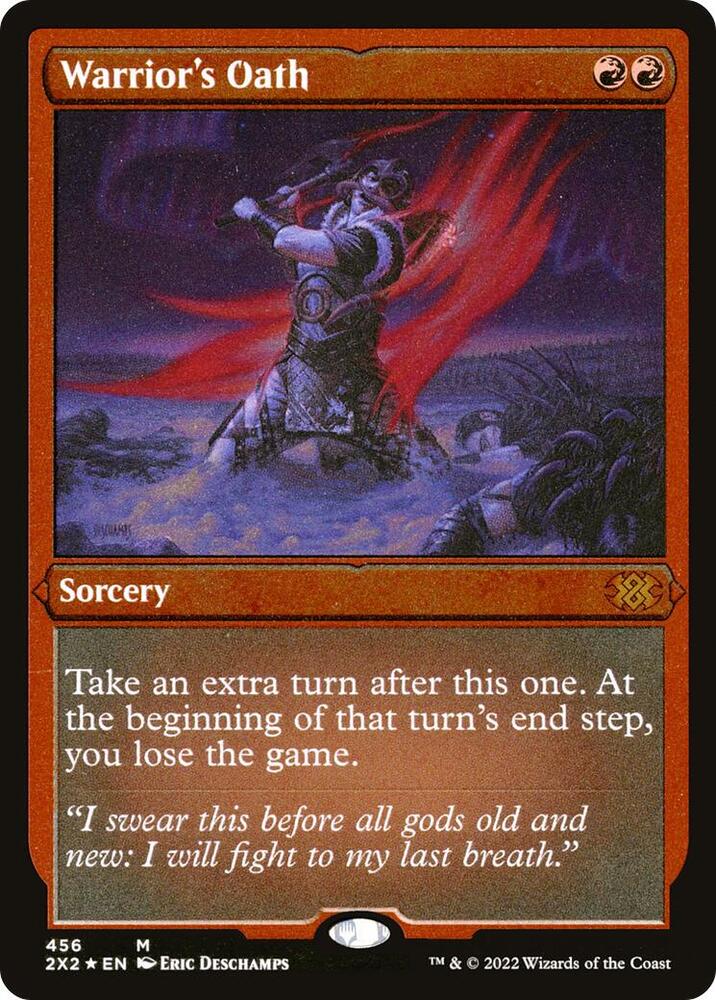 Warriors Oath Foil Etched (Double Masters 2022)  - Foil | Good Games North