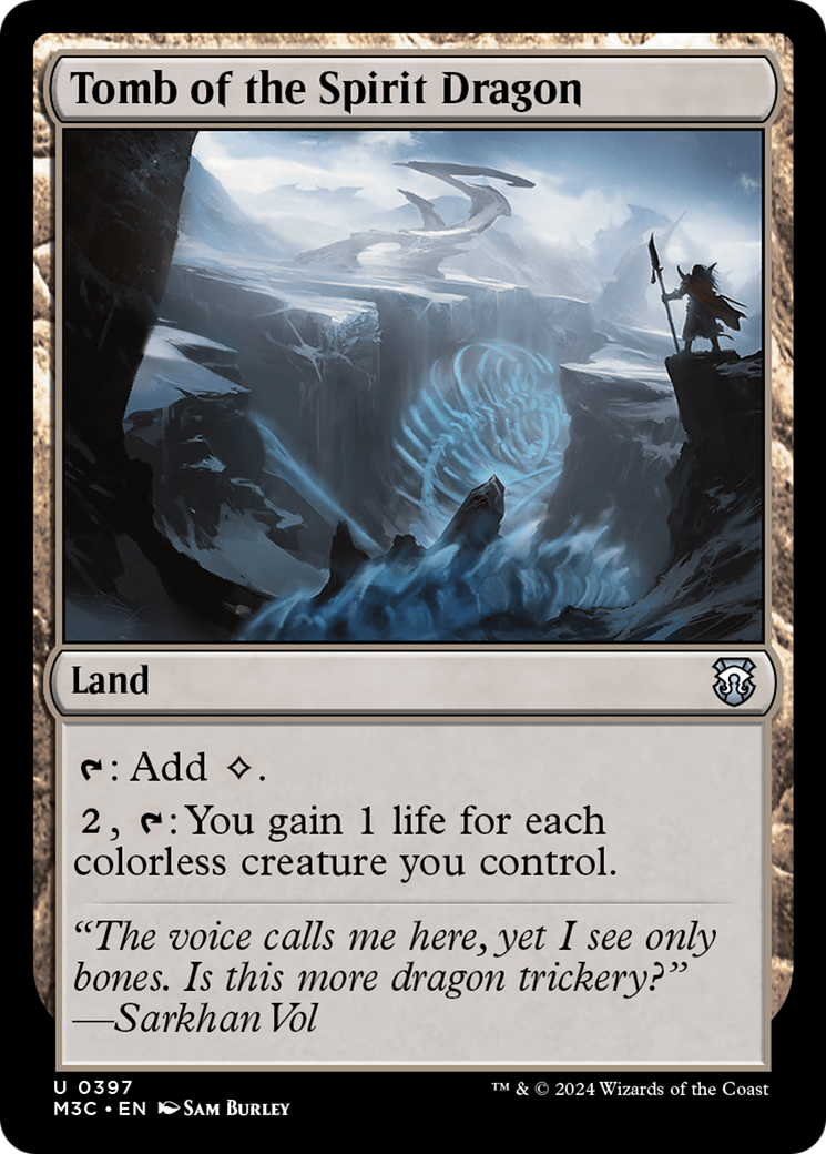 Tomb of the Spirit Dragon (Ripple Foil) [Modern Horizons 3 Commander] | Good Games North
