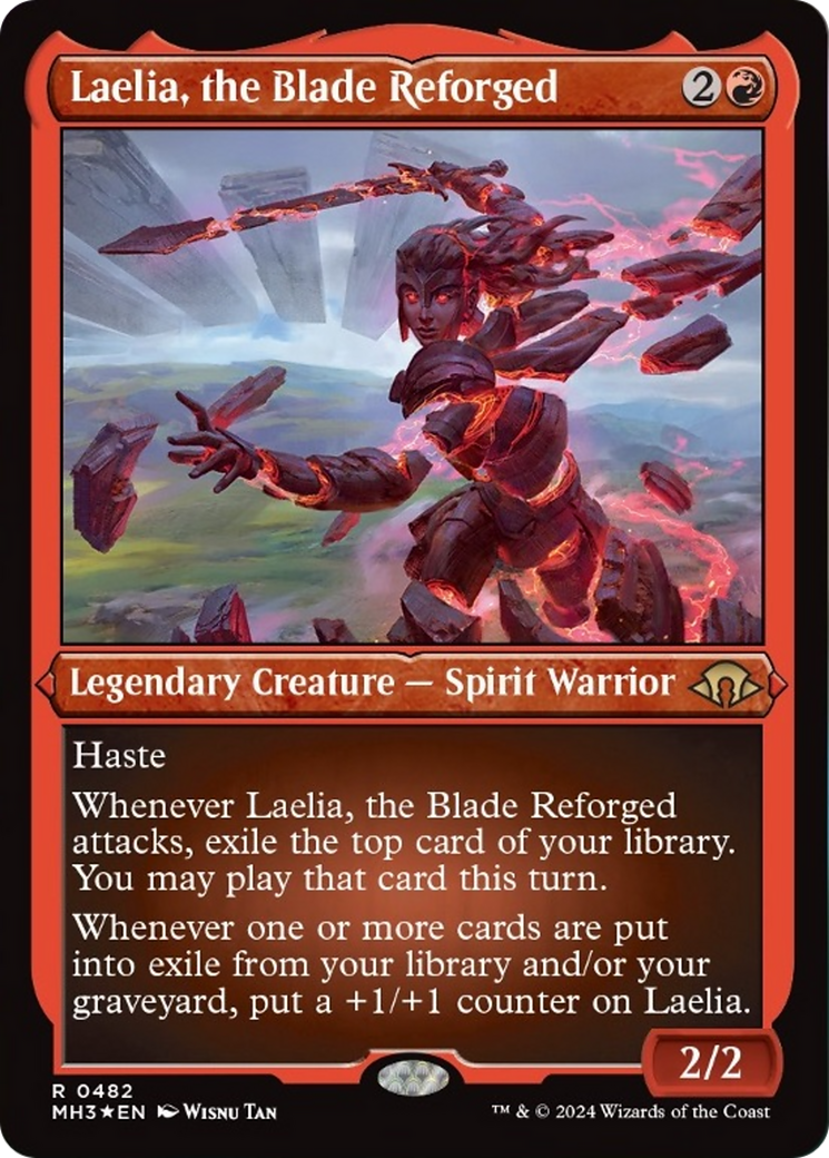 Laelia, the Blade Reforged (Foil Etched) [Modern Horizons 3] | Good Games North