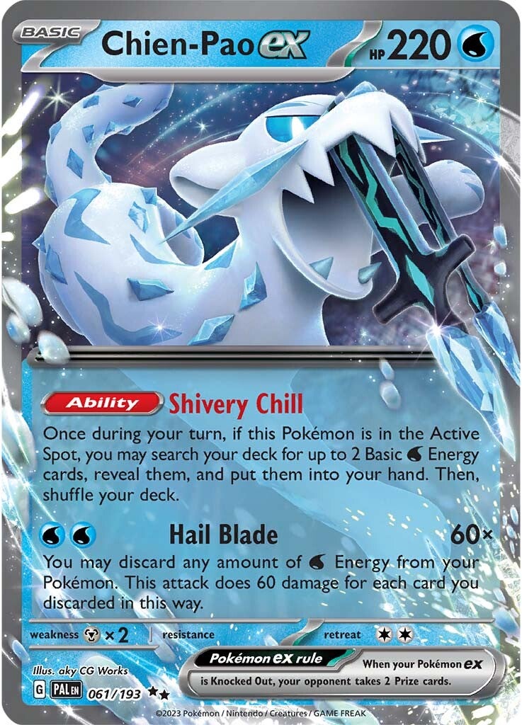 Chien-Pao ex (061/193) [Scarlet & Violet: Paldea Evolved] | Good Games North
