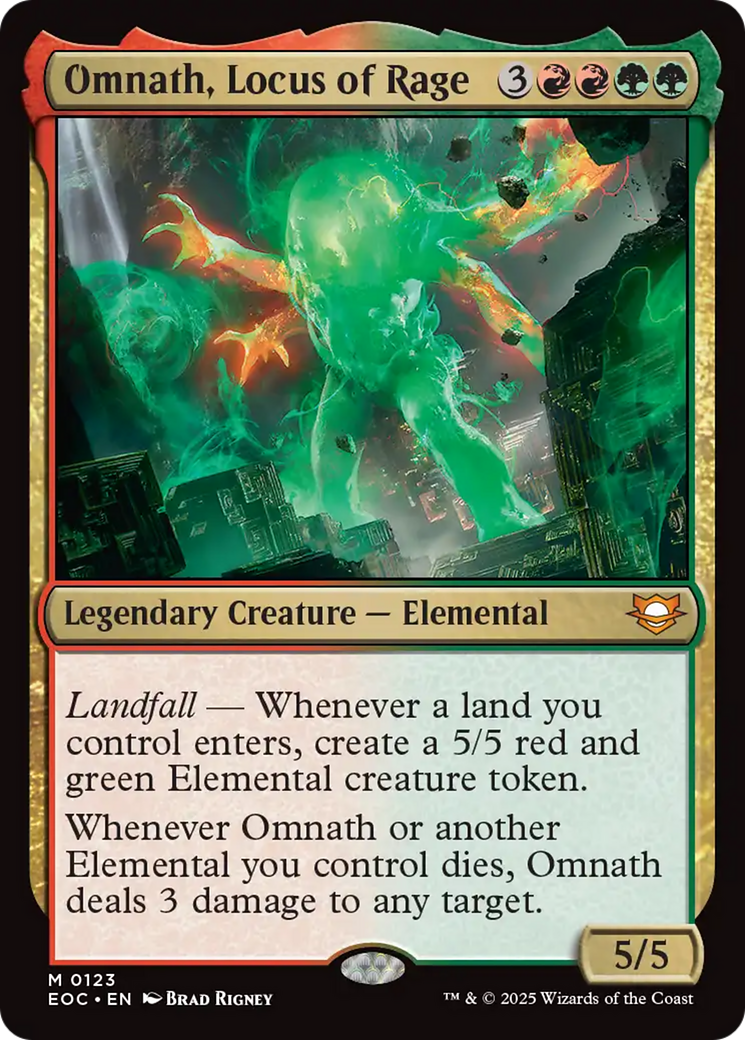 Omnath, Locus of Rage [Edge of Eternities Commander] | Good Games North