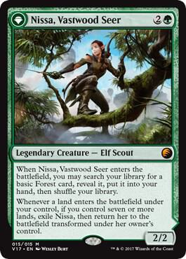 Nissa Vastwood Seer (From the Vault: Transform)  - Foil | Good Games North