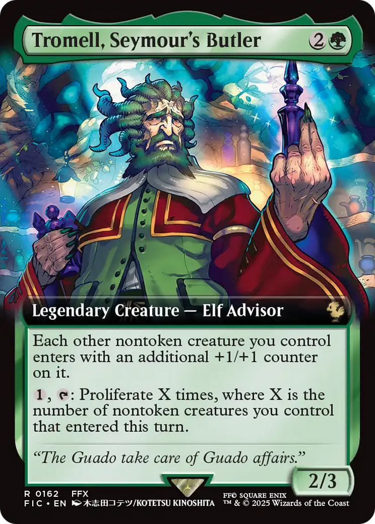 Tromell, Seymour's Butler (Extended Art) [FINAL FANTASY Commander] | Good Games North