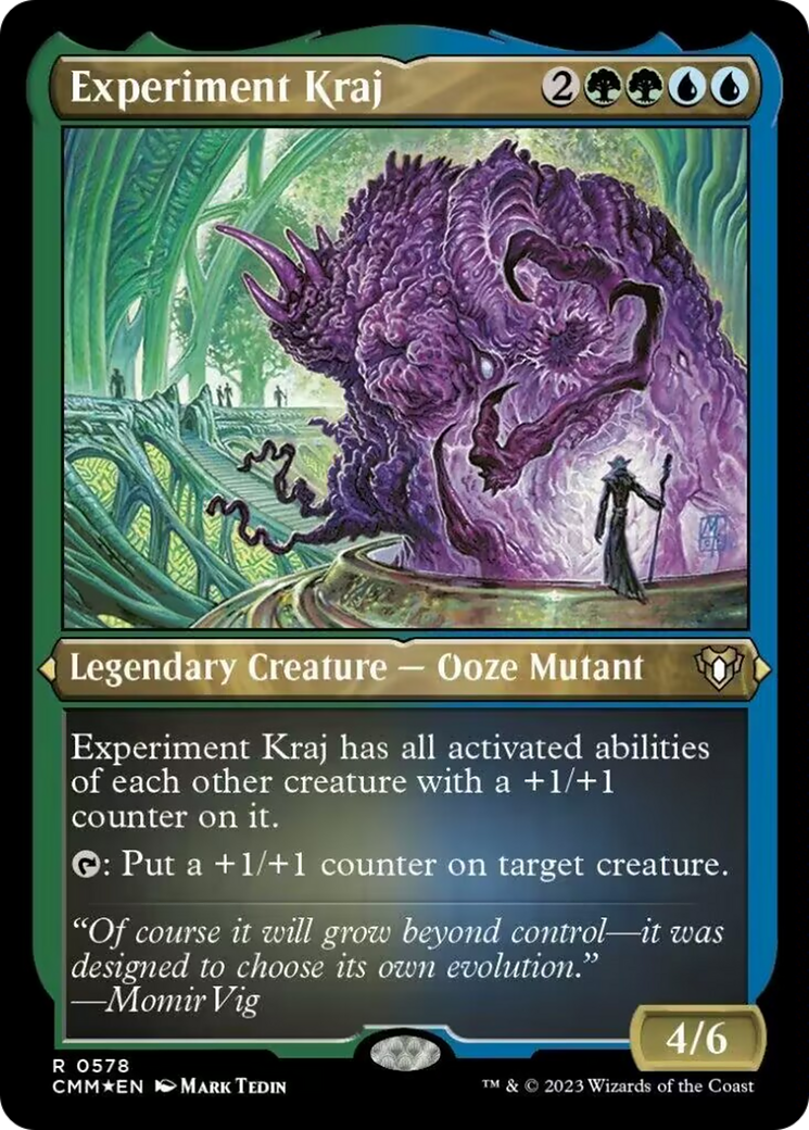 Experiment Kraj (Foil Etched) [Commander Masters] | Good Games North