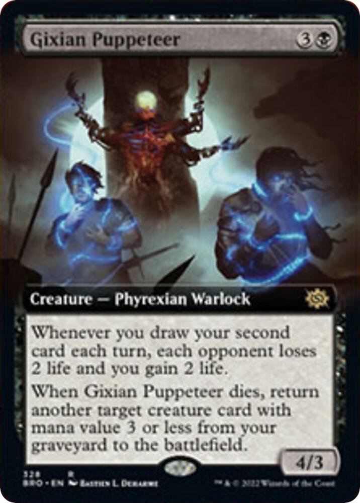 Gixian Puppeteer Extended Art 328/287 (The Brothers' War)  - Foil | Good Games North