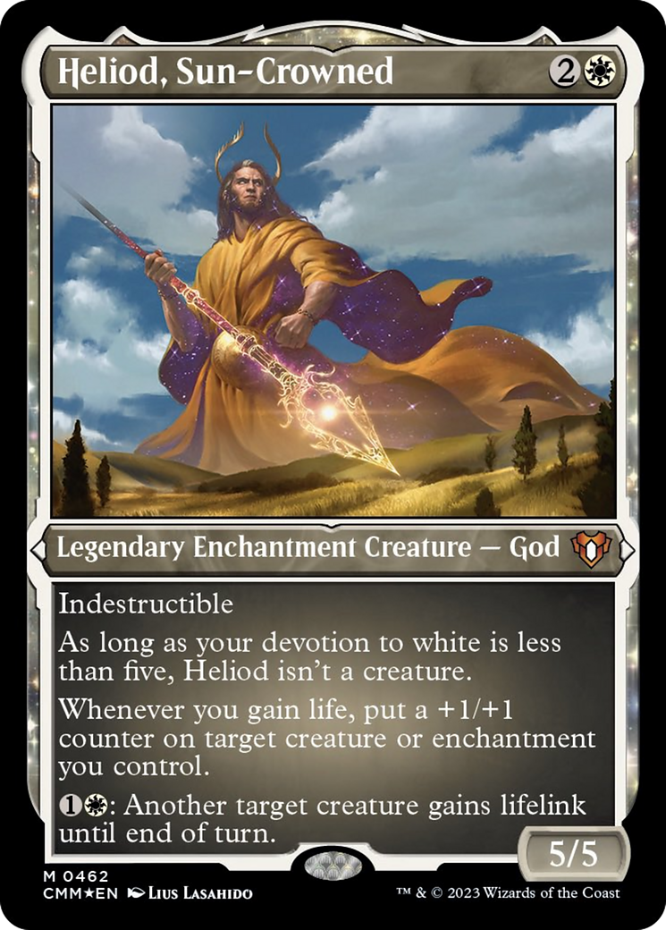 Heliod, Sun-Crowned (Foil Etched) [Commander Masters] | Good Games North