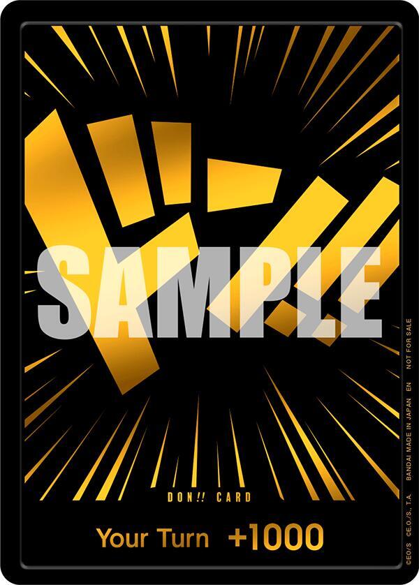 DON!! (Black and Gold)  (One Piece Promotion Cards)  - Foil | Good Games North