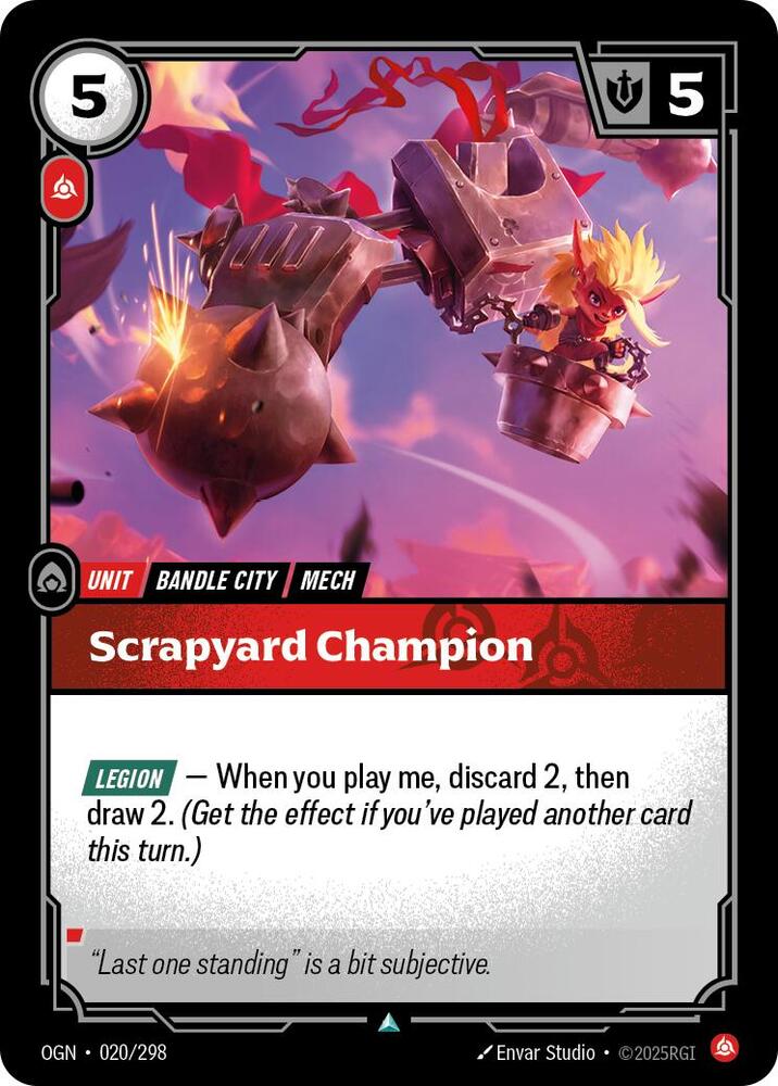 Scrapyard Champion (Origins)  - Foil | Good Games North