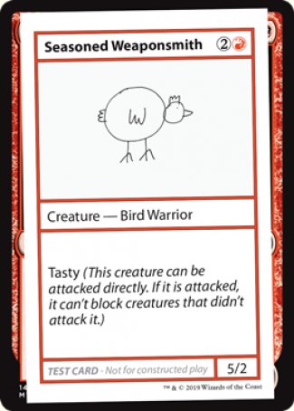 Seasoned Weaponsmith (2021 Edition) [Mystery Booster Playtest Cards] | Good Games North