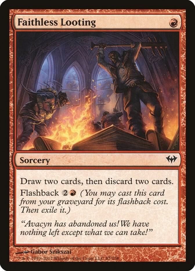 Faithless Looting 87/158 (Dark Ascension)  - Foil | Good Games North