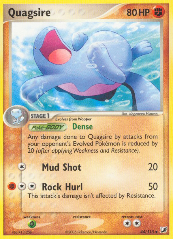 Quagsire (44/115) [EX: Unseen Forces] | Good Games North