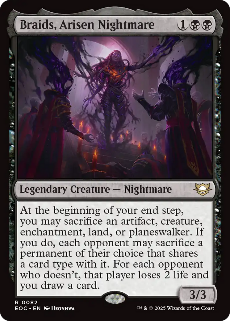 Braids, Arisen Nightmare [Edge of Eternities Commander] | Good Games North