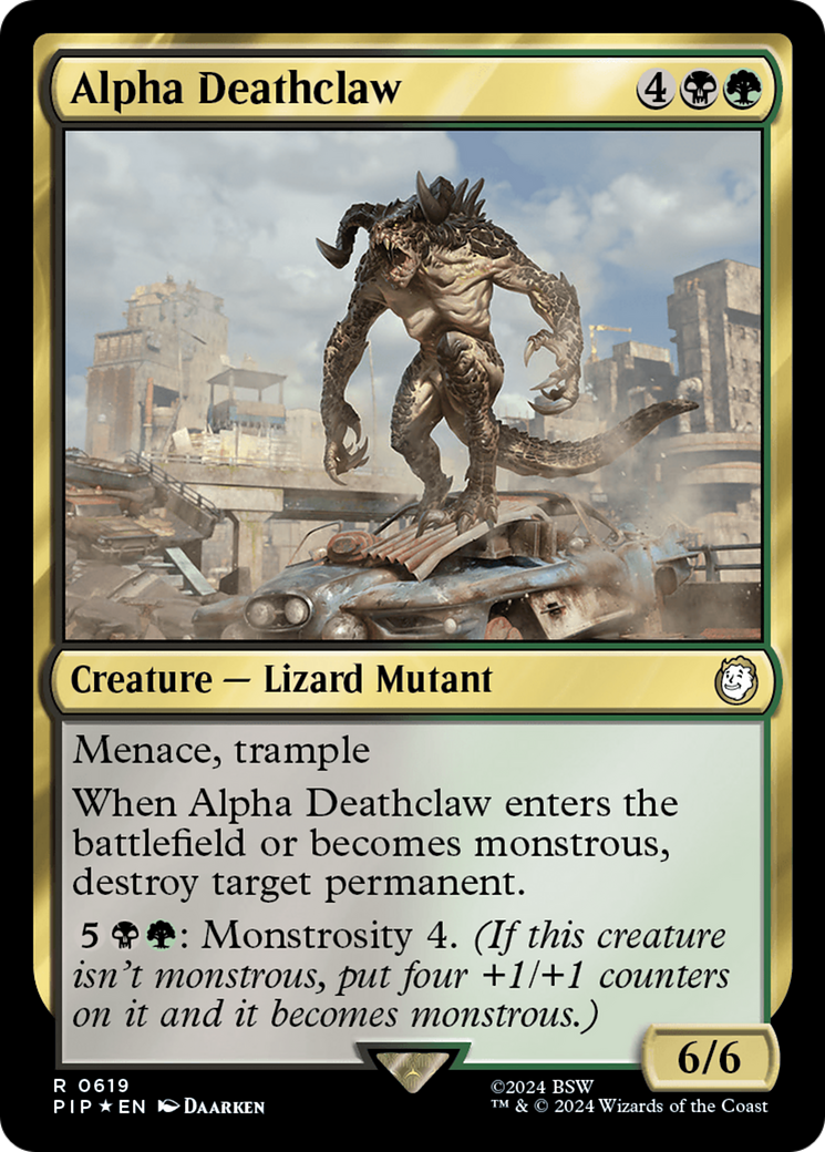 Alpha Deathclaw (Surge Foil) [Fallout] | Good Games North