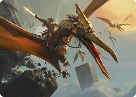 Skyhunter Strike Force Art Card [Phyrexia: All Will Be One Art Series] | Good Games North