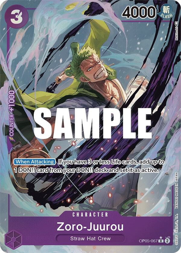 Zoro-Juurou OP05-067 (Awakening of the New Era)  - Alternate Art Foil | Good Games North