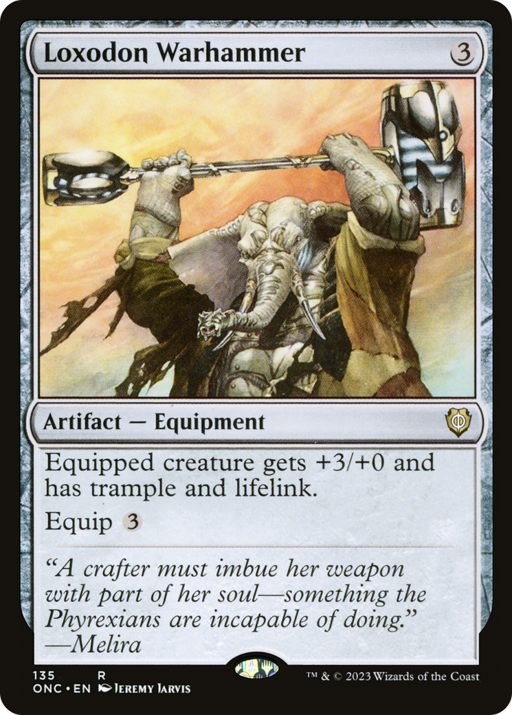 Loxodon Warhammer [Phyrexia: All Will Be One Commander] | Good Games North