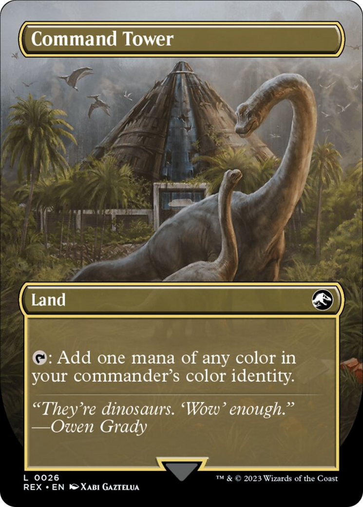Command Tower // Command Tower (Borderless) [Jurassic World Collection] | Good Games North