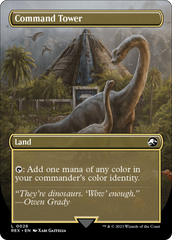 Command Tower // Command Tower (Borderless) [Jurassic World Collection] | Good Games North