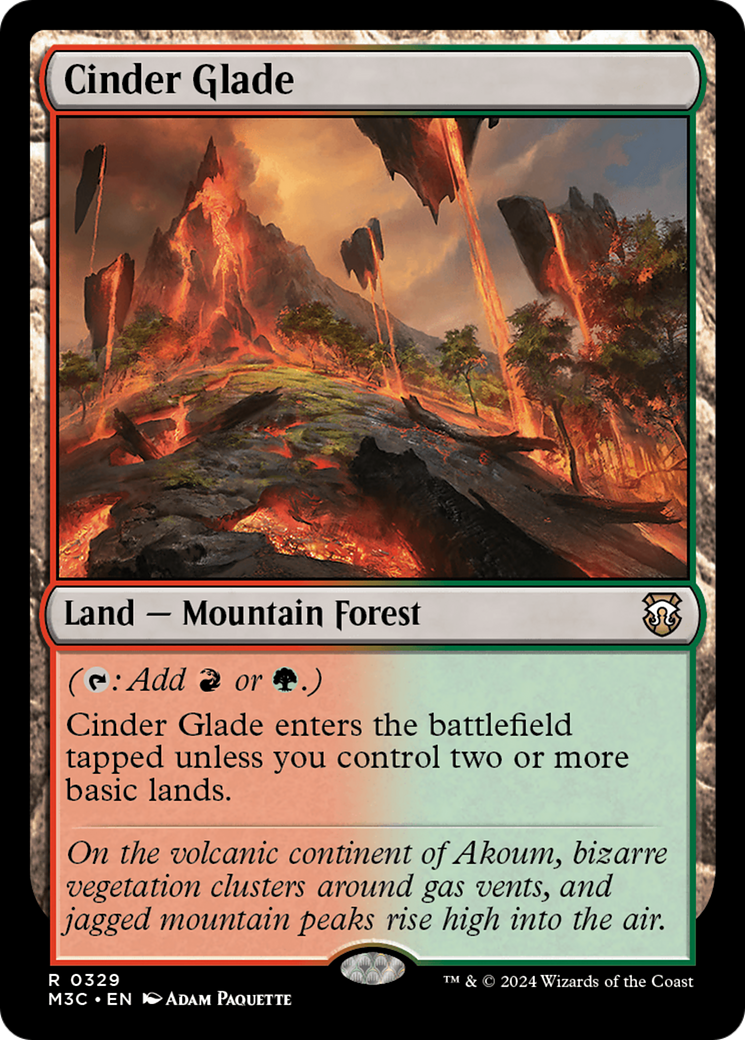 Cinder Glade [Modern Horizons 3 Commander] | Good Games North