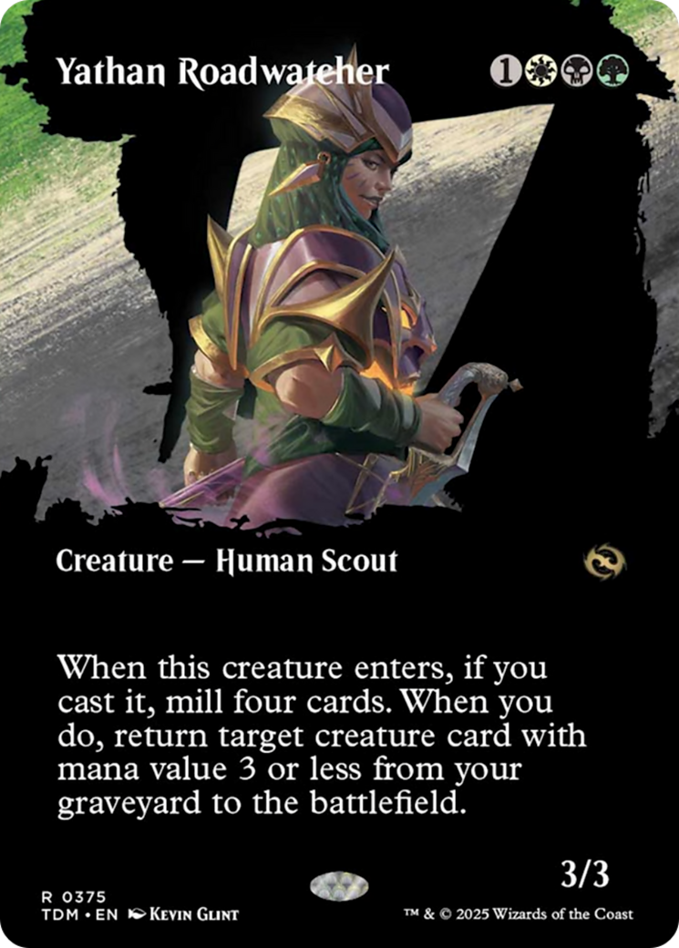 Yathan Roadwatcher (Borderless) [Tarkir: Dragonstorm] | Good Games North