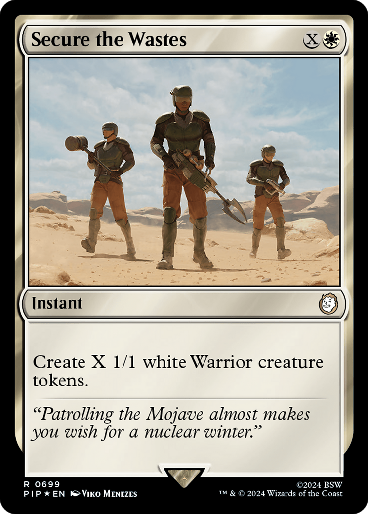 Secure the Wastes (Surge Foil) [Fallout] | Good Games North