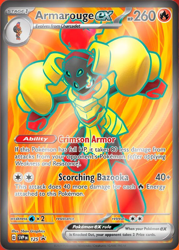 Armarouge ex (125) [Scarlet & Violet: Black Star Promos] | Good Games North