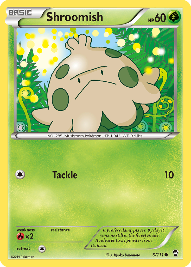 Shroomish (6/111) [XY: Furious Fists] | Good Games North