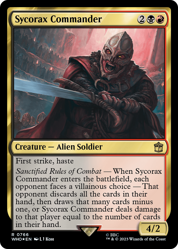 Sycorax Commander (Surge Foil) [Doctor Who] | Good Games North