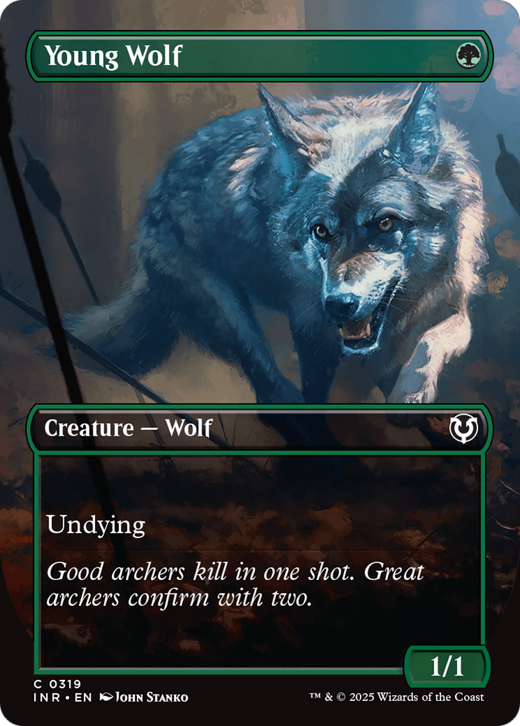 Young Wolf (Borderless) [Innistrad Remastered] | Good Games North