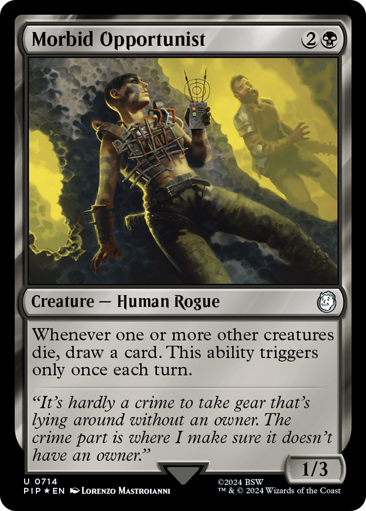 Morbid Opportunist (Surge Foil) [Fallout] | Good Games North