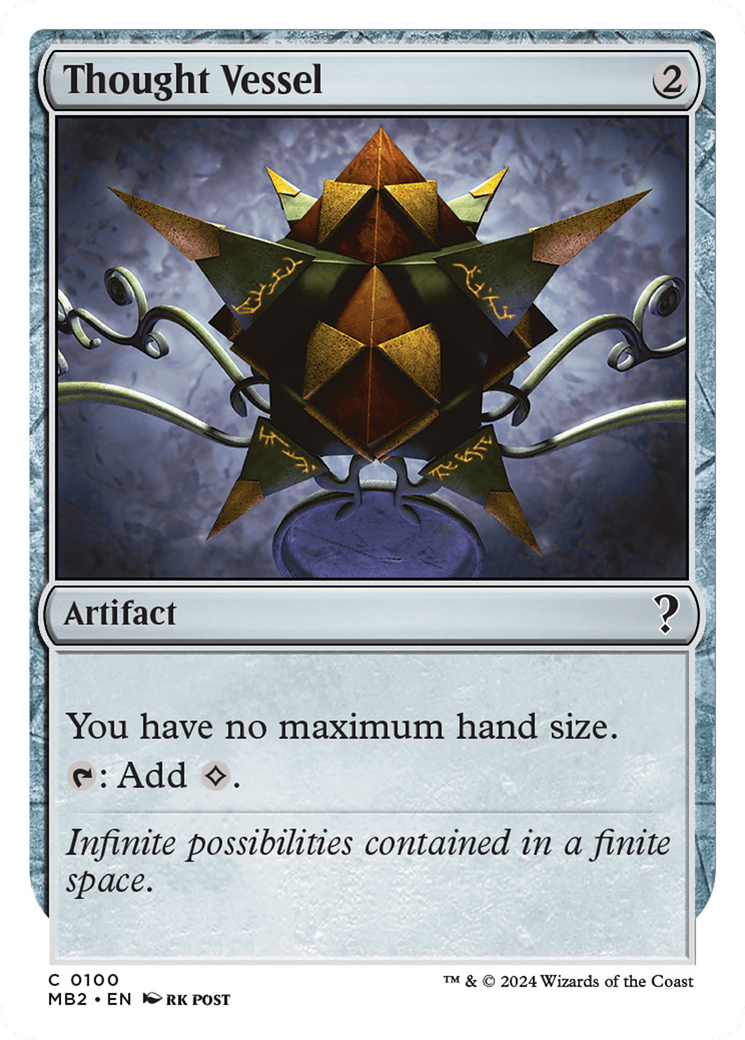 Thought Vessel (White Border) [Mystery Booster 2] | Good Games North