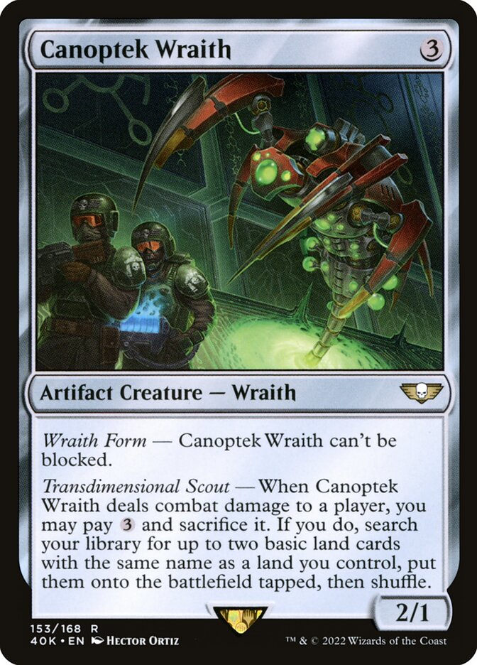 Canoptek Wraith (Universes Beyond: Warhammer 40,000)  | Good Games North