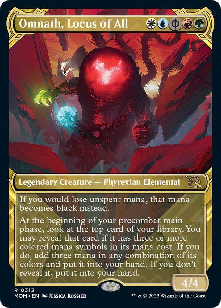 Omnath, Locus of All 313 (March of the Machine)  - Showcase Foil | Good Games North