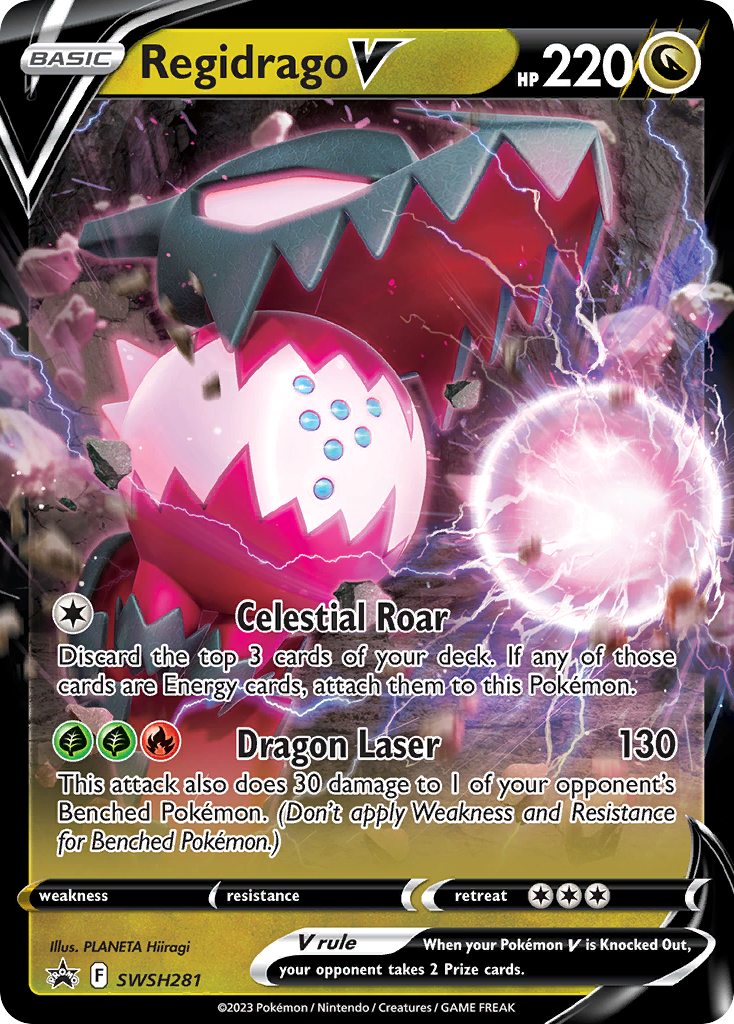 Regidrago V (SWSH281) (Jumbo Card) [Sword & Shield: Black Star Promos] | Good Games North