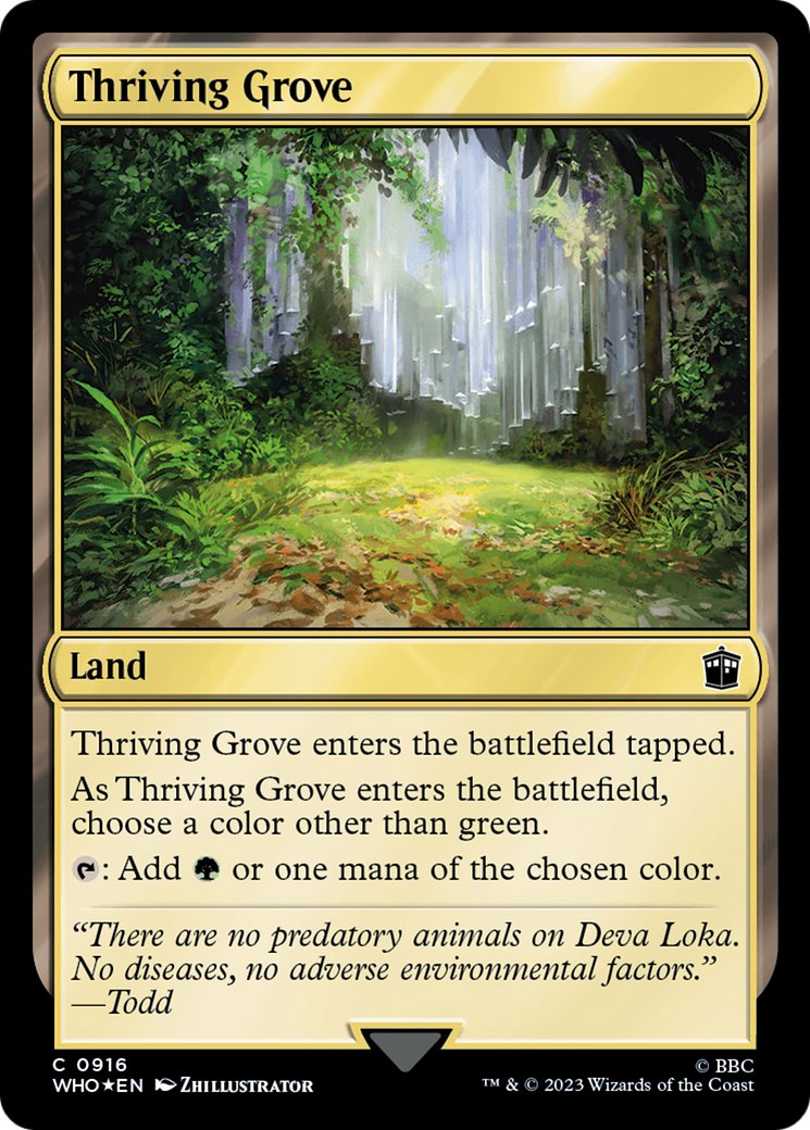 Thriving Grove (Surge Foil) [Doctor Who] | Good Games North