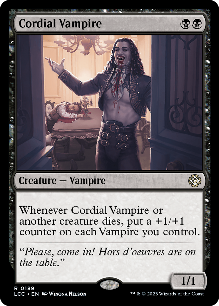 Cordial Vampire [The Lost Caverns of Ixalan Commander] | Good Games North