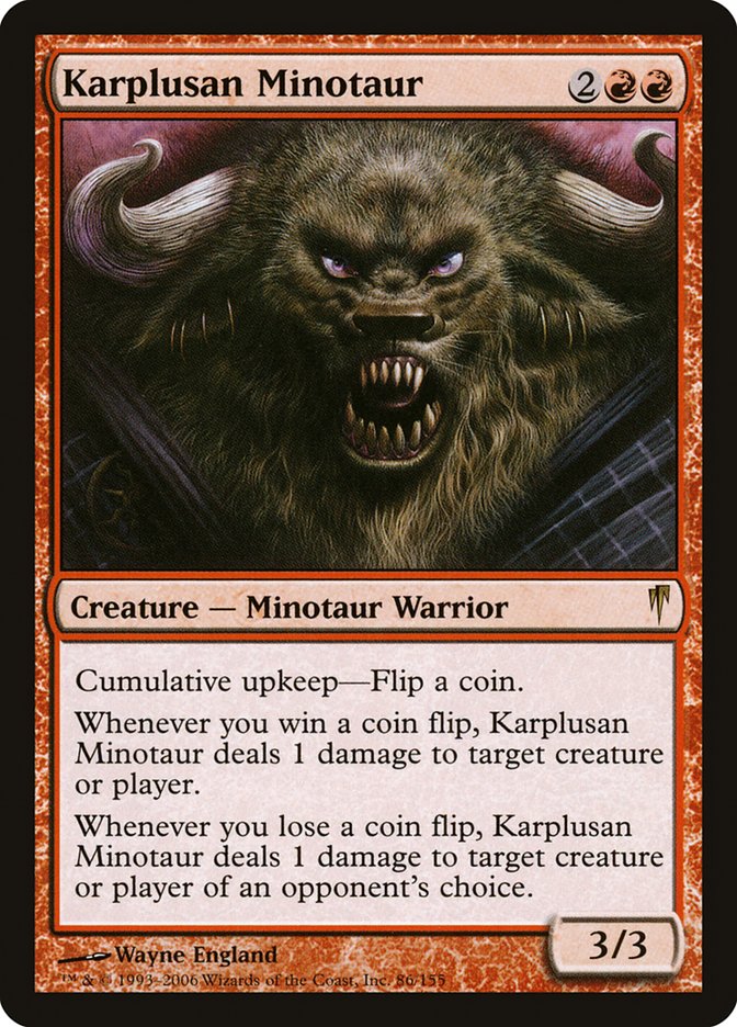 Karplusan Minotaur 86 (Coldsnap)  | Good Games North