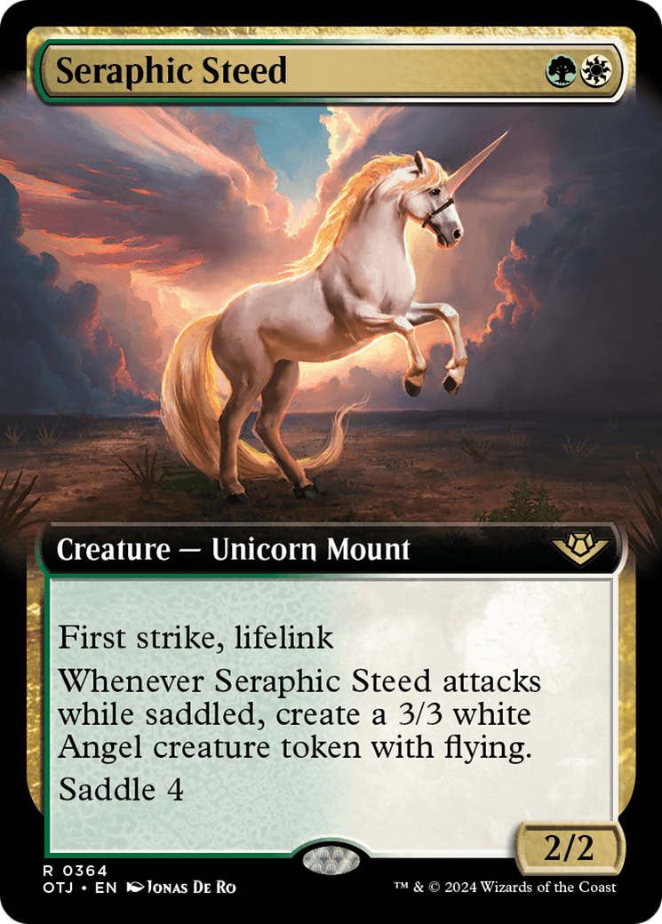 Seraphic Steed (Extended Art) [Outlaws of Thunder Junction] | Good Games North