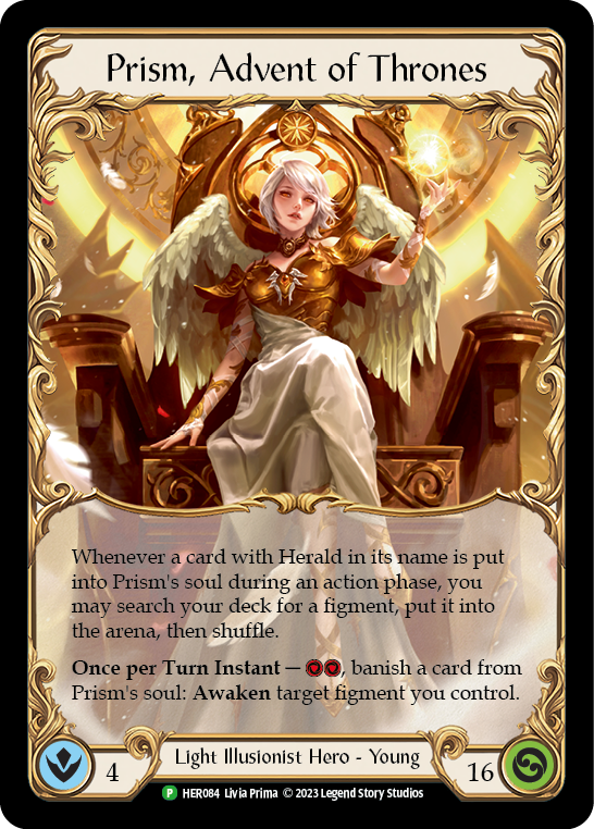 Prism, Advent of Thrones [HER084] (Promo)  Cold Foil | Good Games North
