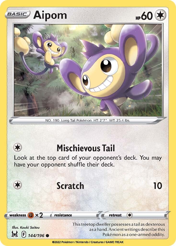 Aipom (144/196) [Sword & Shield: Lost Origin] | Good Games North