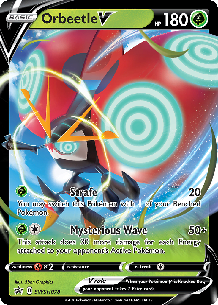 Orbeetle V (SWSH078) [Sword & Shield: Black Star Promos] | Good Games North