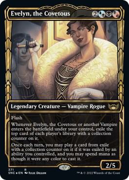 Evelyn the Covetous Gilded Foil (Streets of New Capenna)  - Foil | Good Games North