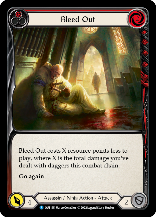 Bleed Out (Red) [OUT145] (Outsiders) | Good Games North