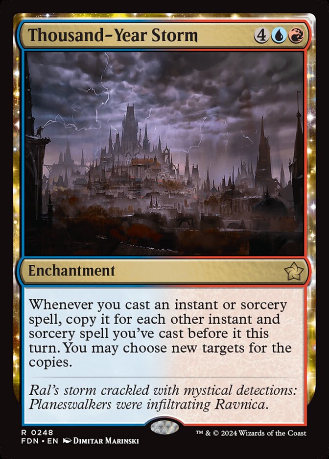 Thousand Year Storm 248 (Foundations)  - Foil | Good Games North