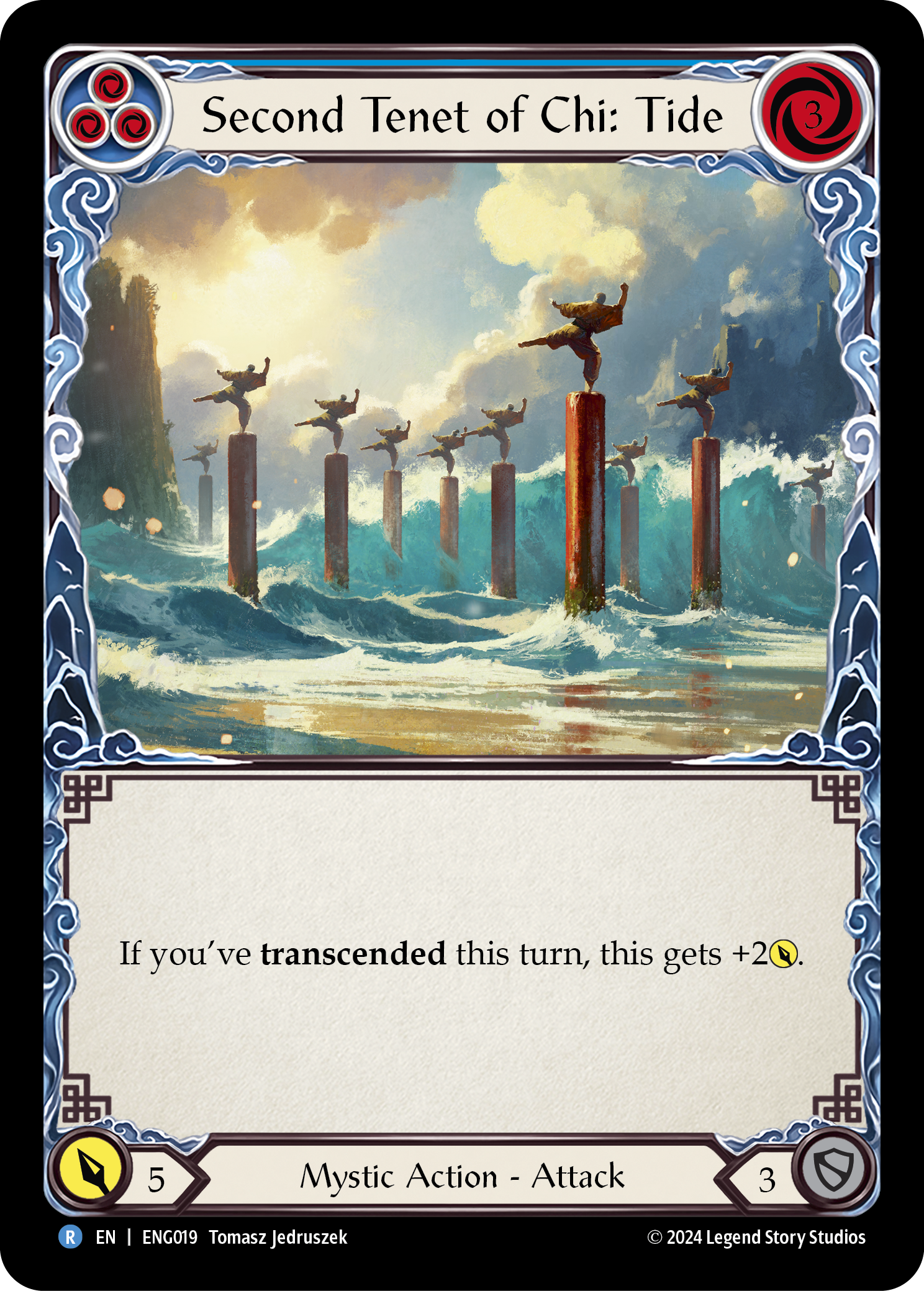 Second Tenet of Chi: Tide [ENG019] (Part the Mistveil Enigma Blitz Deck) | Good Games North
