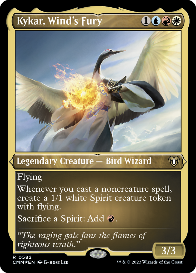 Kykar, Wind's Fury (Foil Etched) [Commander Masters] | Good Games North