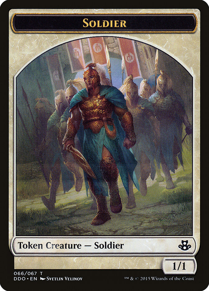 Soldier Token [Duel Decks: Elspeth vs. Kiora] | Good Games North