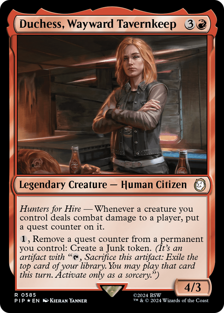 Duchess, Wayward Tavernkeep (Surge Foil) [Fallout] | Good Games North