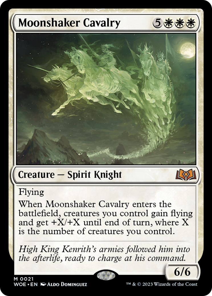 Moonshaker Cavalry [Wilds of Eldraine] | Good Games North